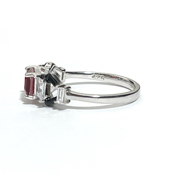 New Sterling Silver Ruby Ring - Picture 6 of 8